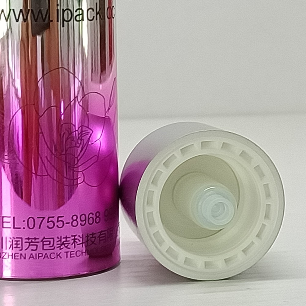 20ml 30ml 50ml electroplating shiny Silver pink airless pump bottle