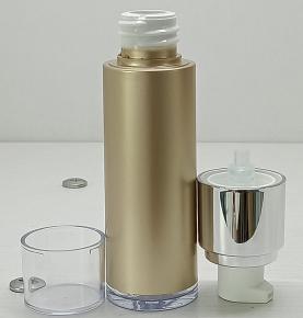 30ml 30g electroplating gold airless pump bottle