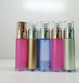 30ml pink cosmetic pump bottle