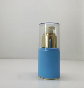 30ml airless pump bottle blue