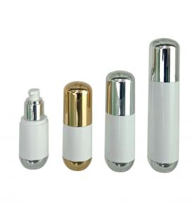 airless lotion bottle with step base