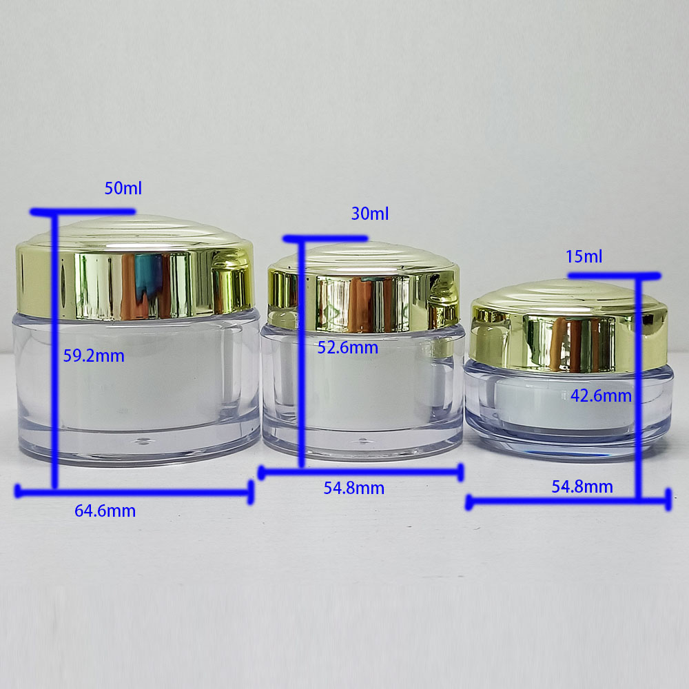 cosmetic PETG cream jar factory
